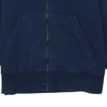 Adidas Men's Blue Full Zip Hoodie S Sportswear Fleece