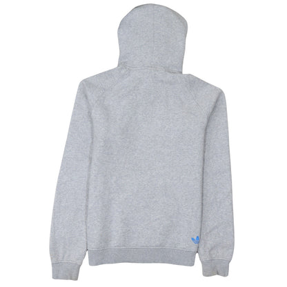 adidas Men's Grey Pullover Hoodie Medium Graphic Sportswear