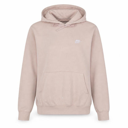 Nike Womens Beige Pullover Hoodie Size M 80% Cotton Classic Fit