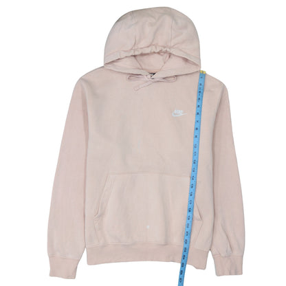 Nike Womens Beige Pullover Hoodie Size M 80% Cotton Classic Fit