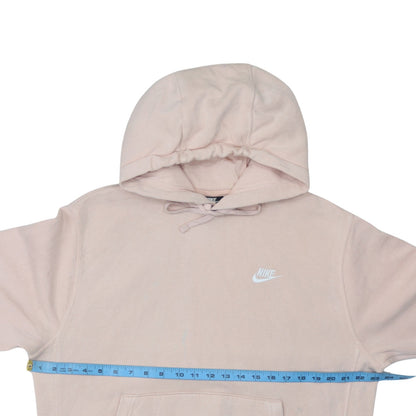 Nike Womens Beige Pullover Hoodie Size M 80% Cotton Classic Fit