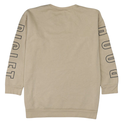 Disney Women Beige Winnie the Pooh Pullover Sweatshirt Size M