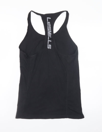 Reebok Les Mills Black Sleeveless Mens T-Shirt Small Athletic Fit