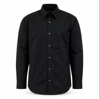 Banana Republic Men's Black Slim Fit Long Sleeve Dress Shirt M