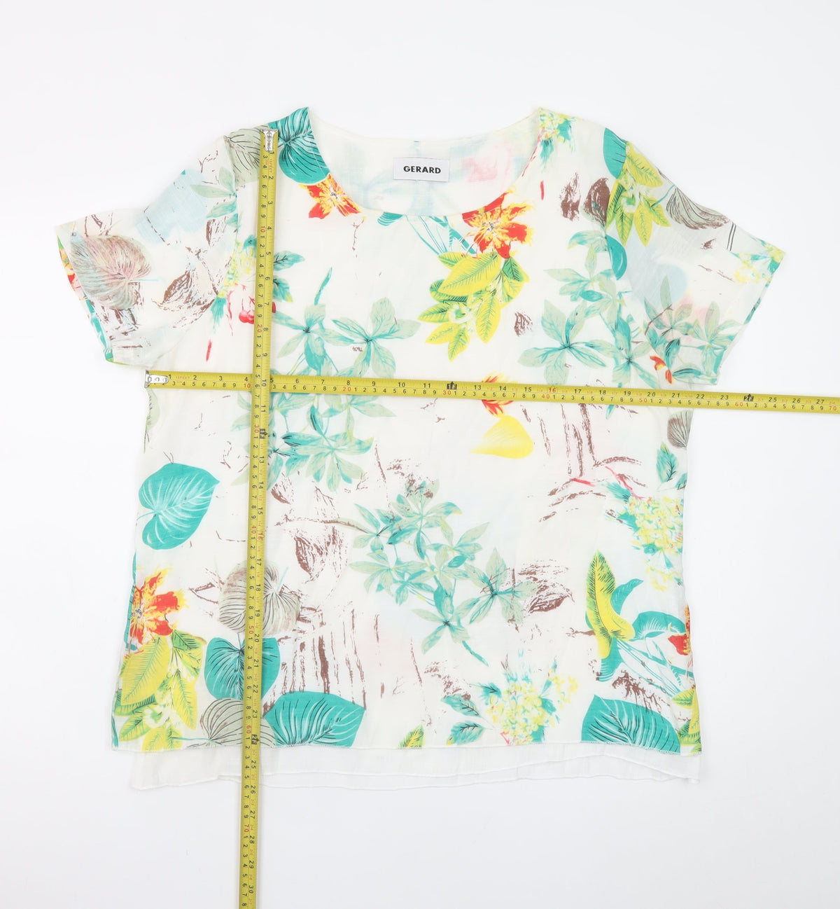 Gerard Women's Multicoloured Floral Tunic Blouse XL