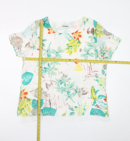 Gerard Women's Multicoloured Floral Tunic Blouse XL