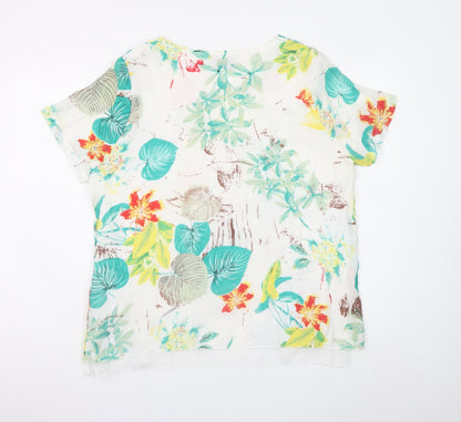 Gerard Women's Multicoloured Floral Tunic Blouse XL