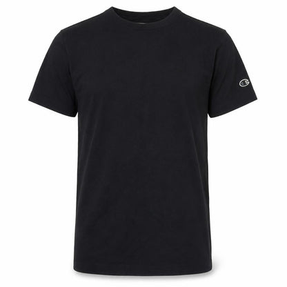 Champion Men's Black Cotton Short Sleeve Crew Neck T-Shirt Size S