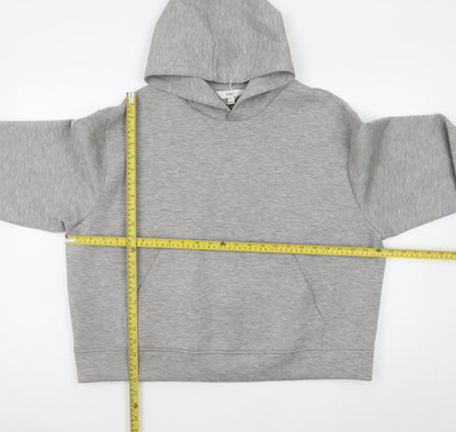 Marks and Spencer Mens Grey Pullover Hoodie Size L Regular Fit