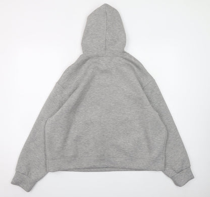 Marks and Spencer Mens Grey Pullover Hoodie Size L Regular Fit