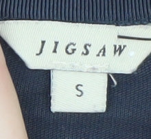 Jigsaw Womens Blue Short Sleeve Modal Cotton Basic T-Shirt S
