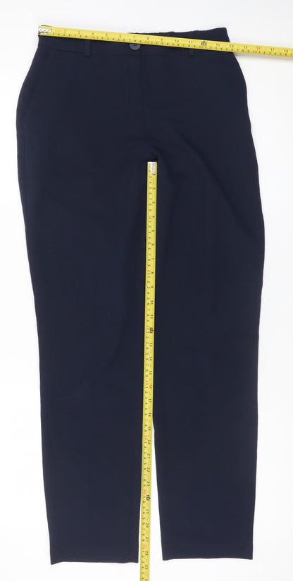 Dunnes Women’s Black Size 8 Straight Leg Tailored Trousers