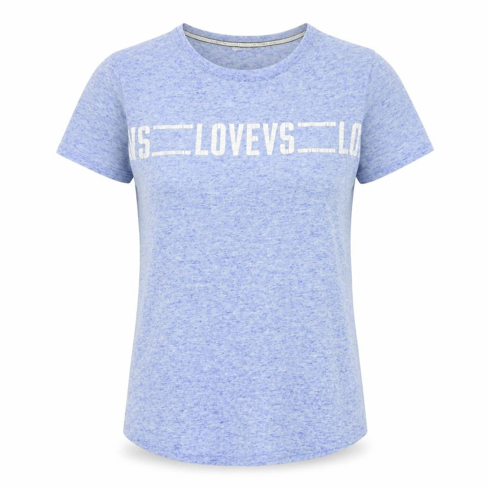 Victoria's Secret Women's Blue XS Basic Crew Neck Love T-Shirt