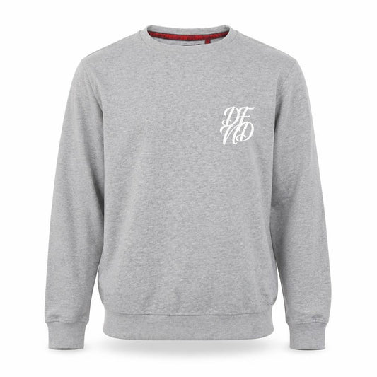 DFND Men’s Grey Crew Neck Pullover Sweatshirt Size M