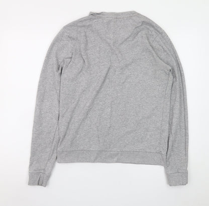 DFND Men’s Grey Crew Neck Pullover Sweatshirt Size M