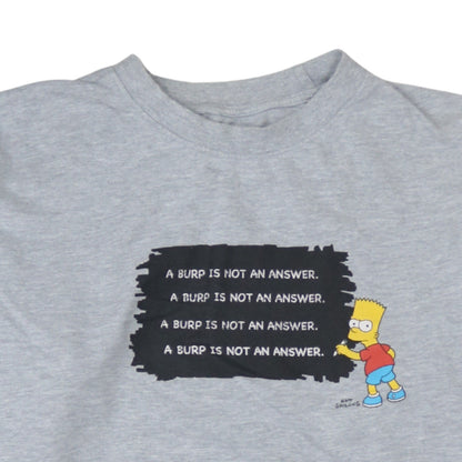Primark Men’s Grey Bart Simpson Graphic Sweatshirt XL Pullover
