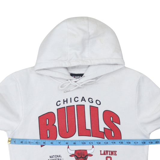 Primark NBA Men’s White Chicago Bulls Lavine 8 Pullover Hoodie XS