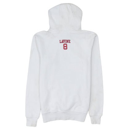 Primark NBA Men’s White Chicago Bulls Lavine 8 Pullover Hoodie XS