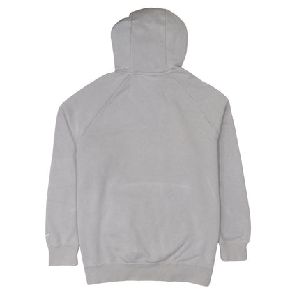 Nike Women’s Beige Oversized Pullover Hoodie Size S Zip Pocket