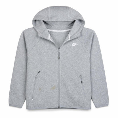 Nike Men's Grey Full Zip Hoodie XL Regular Fit Sportswear