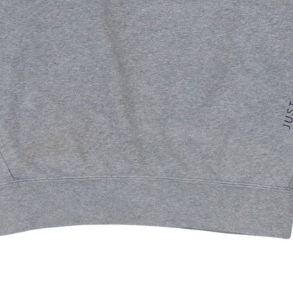 Nike Men's Grey Dri-FIT Pullover Sweatshirt M Sportswear