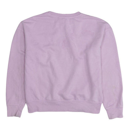 Disney Women Lilac Minnie Mouse Pullover Sweatshirt 2XS