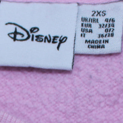 Disney Women Lilac Minnie Mouse Pullover Sweatshirt 2XS