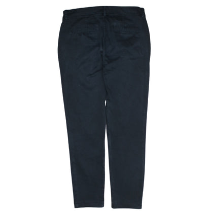 Womens UK Size 28 2nd One Slim Fit Chino Black Trousers