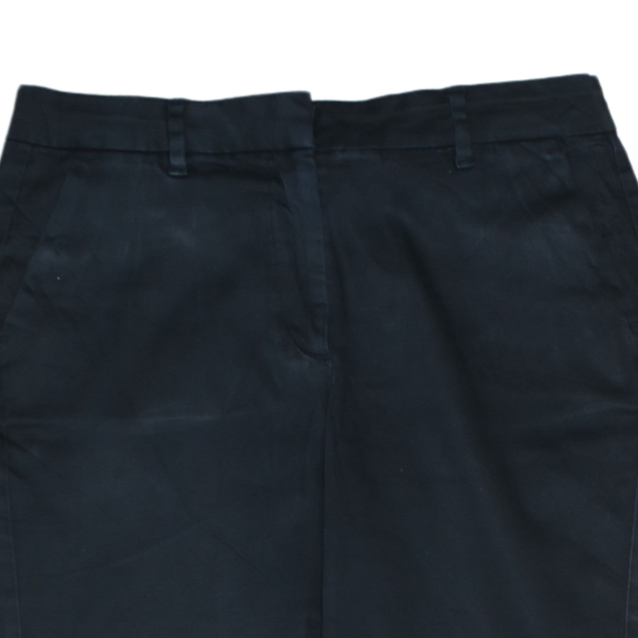 Womens UK Size 28 2nd One Slim Fit Chino Black Trousers