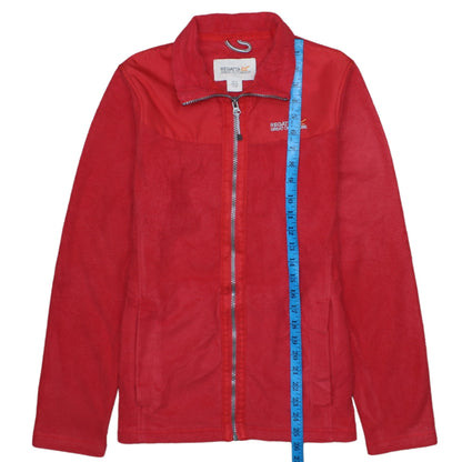 Regatta Women’s Red Fleece Full Zip Outdoor Jacket Size 12