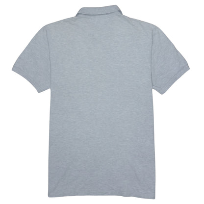 Lacoste Men's Grey Regular Fit Cotton Short Sleeve Polo Shirt Size L