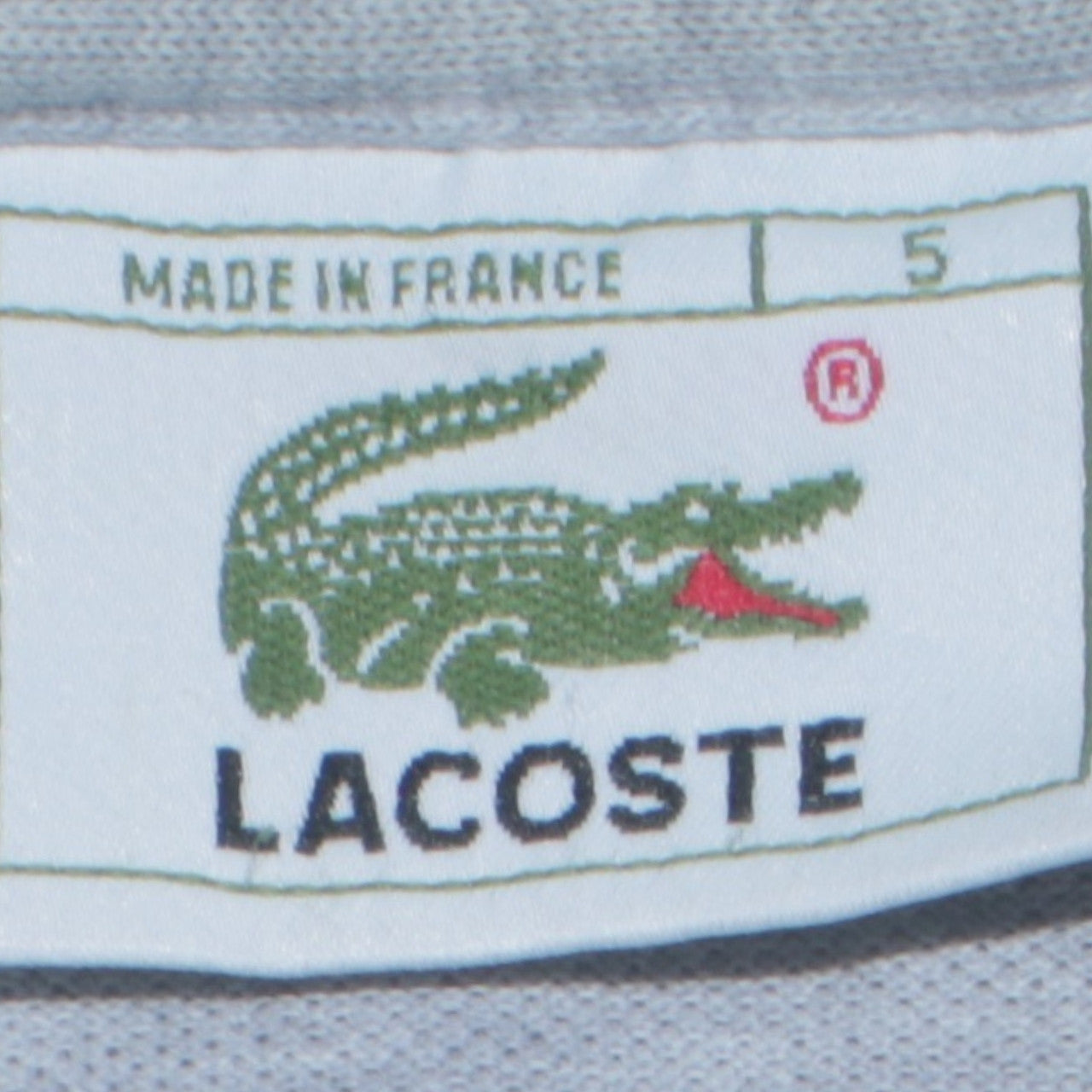 Lacoste Men's Grey Regular Fit Cotton Short Sleeve Polo Shirt Size L