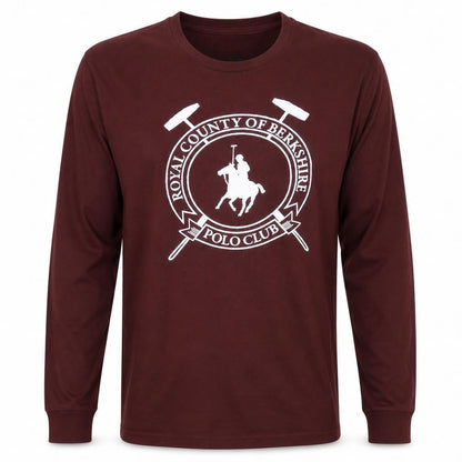 Mens UK Size L Royal County of Berkshire Polo Club Brown  T-Shirt