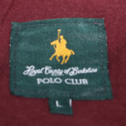 Mens UK Size L Royal County of Berkshire Polo Club Brown  T-Shirt