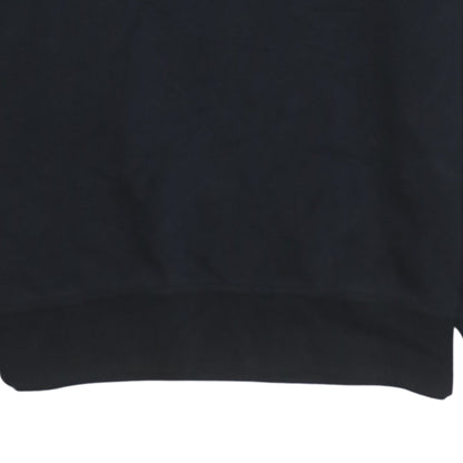 Nike Women Black Small Pullover Sweatshirt Crew Neck Cotton Blend