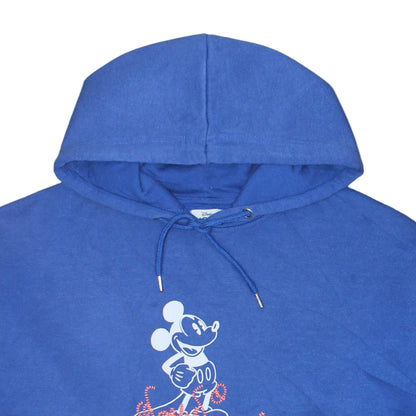 Disney x Primark Women's Blue Mickey Hoodie Size S Pullover