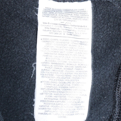 Nike Men's Black Pullover Hoodie S Fleece Sportswear Regular Fit