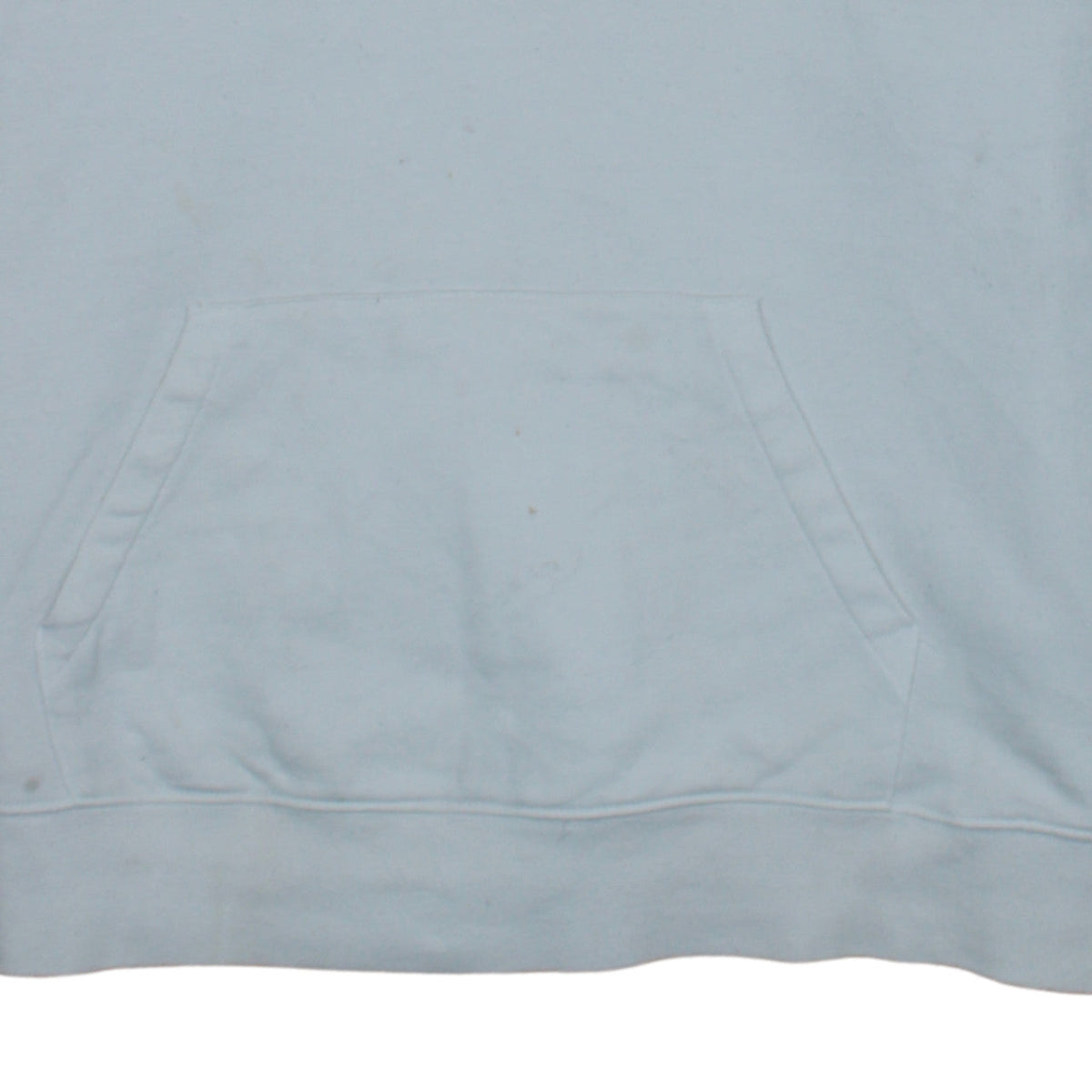 Nike Womens White Medium Pullover Hoodie with Logo Print