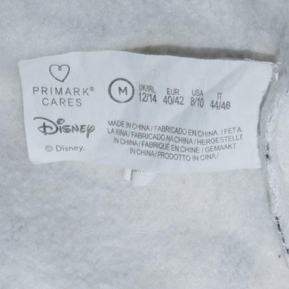 Disney Primark Women White Mickey Mouse Print Sweatshirt Size 12/14 M
