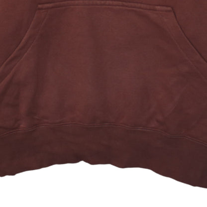 Nike Women's Brown Pullover Hoodie Small Cotton Blend Casual Sweatshirt