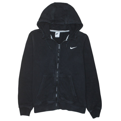 Nike Men's Black Full Zip Hoodie M Regular Fit Fleece Sweatshirt
