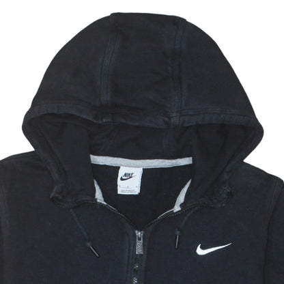 Nike Men's Black Full Zip Hoodie M Regular Fit Fleece Sweatshirt