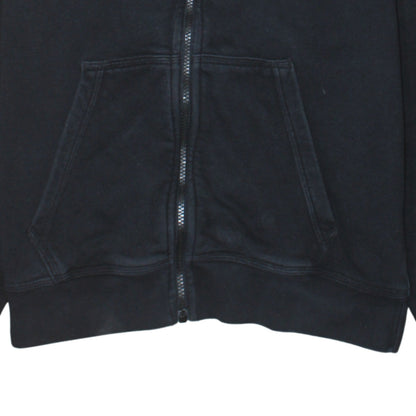 Nike Men's Black Full Zip Hoodie M Regular Fit Fleece Sweatshirt