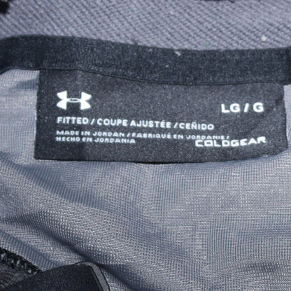 Under Armour Mens Grey Large Pullover Hoodie Lightweight ColdGear
