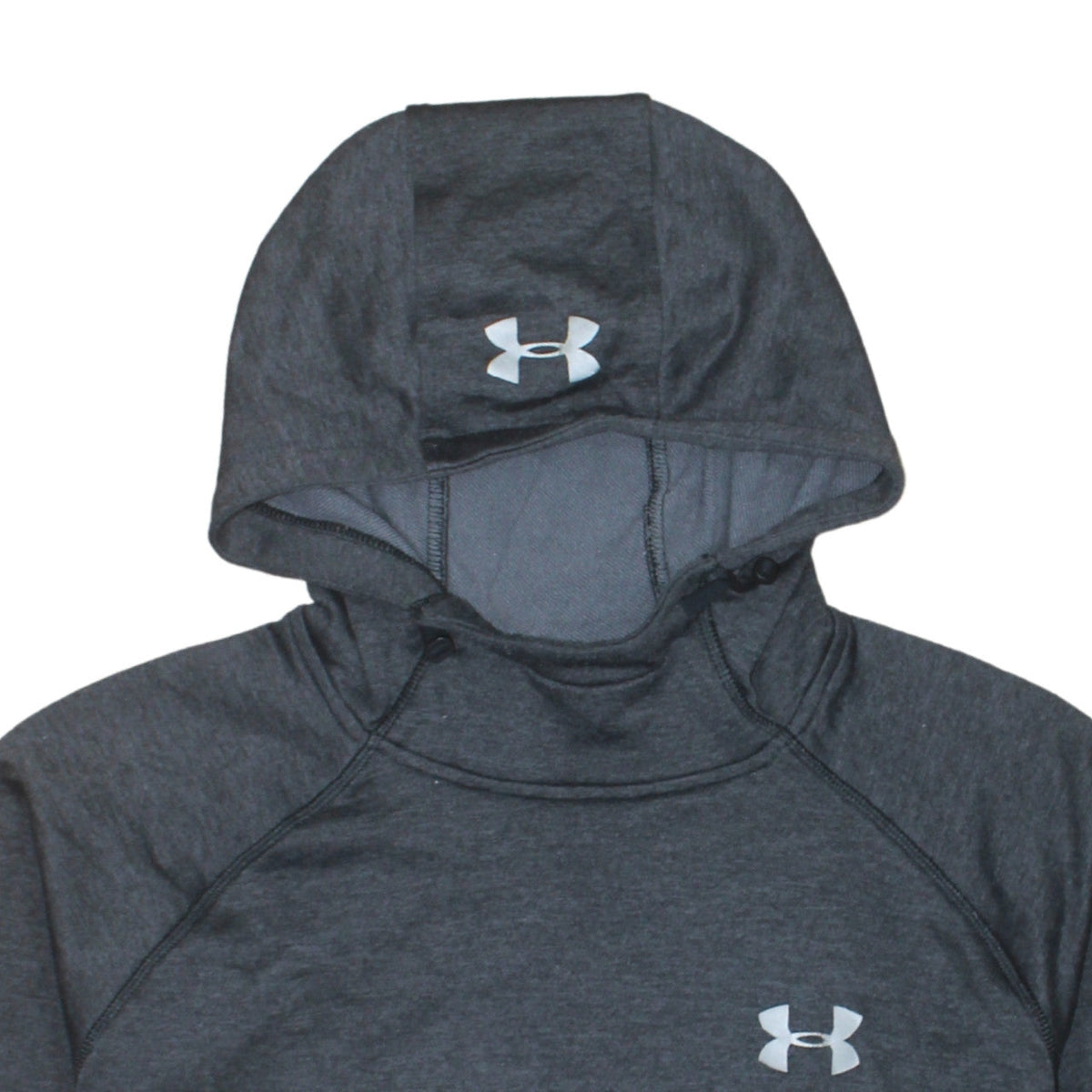 Under Armour Mens Grey Large Pullover Hoodie Lightweight ColdGear