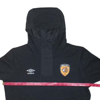 Umbro Men’s Black Hull City Pullover Hoodie Medium Football Fleece