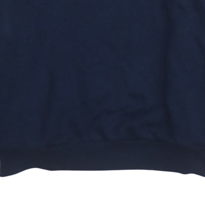 Disney Primark Women’s Navy Stitch Sweatshirt UK 16 Pullover Cotton Blend