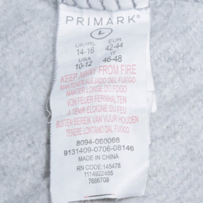 Primark Women’s Grey Gryffindor Sweatshirt L Harry Potter Crew Neck
