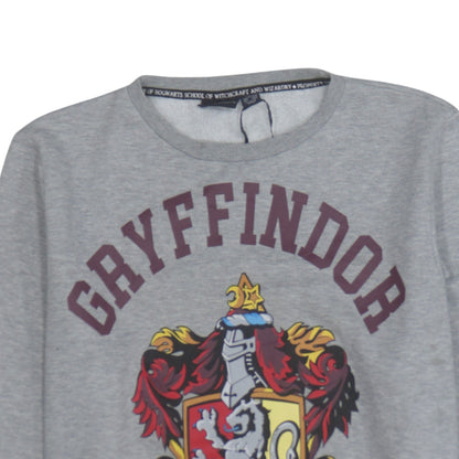 Primark Women’s Grey Gryffindor Sweatshirt L Harry Potter Crew Neck