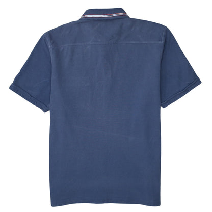 Fred Perry Men's Blue Slim Fit Polo Shirt Size L Classic Cotton